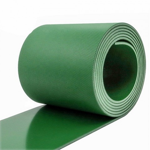 สายพานลำเลียง PVC สีเขียว